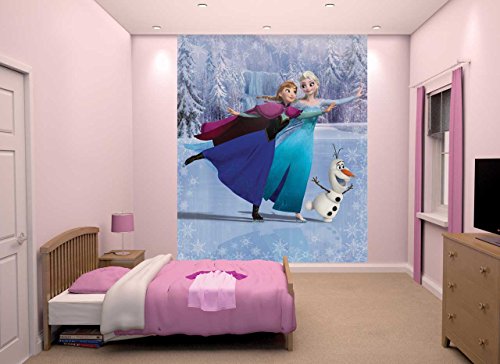 Walltastic Disney Frozen Wallpaper Mural, Paper, bunt, 12 x 7 x 52.5 cm