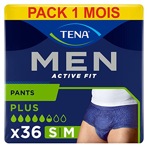 Tena Herren Active Fit Pants Medium, 36 (4x9)