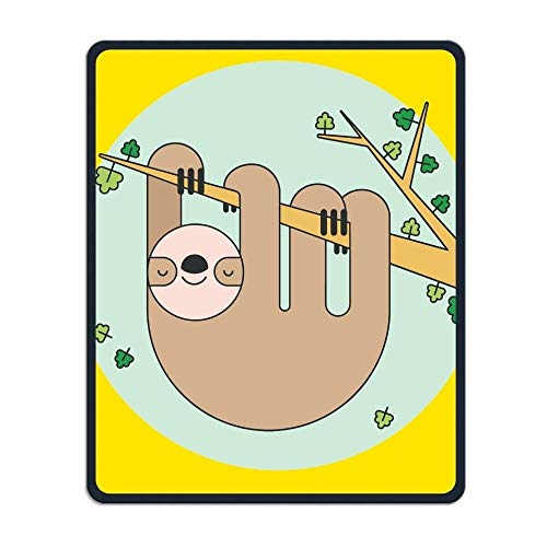 Präzise Naht und dauerhaften Neuen Design - Mousepad Gelbe Süßes Faultier Anti - Skid - Spiel Zwischen Frauen und Männern Büro Mousepad