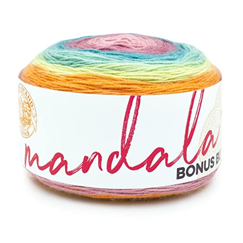 Lion Brand Yarn Mandala Bonus Bundle Garn, Sasquatch