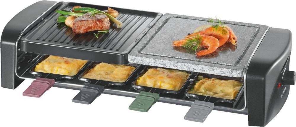 SEVERIN Raclette-Grill RG 9645, mit Naturgrillstein