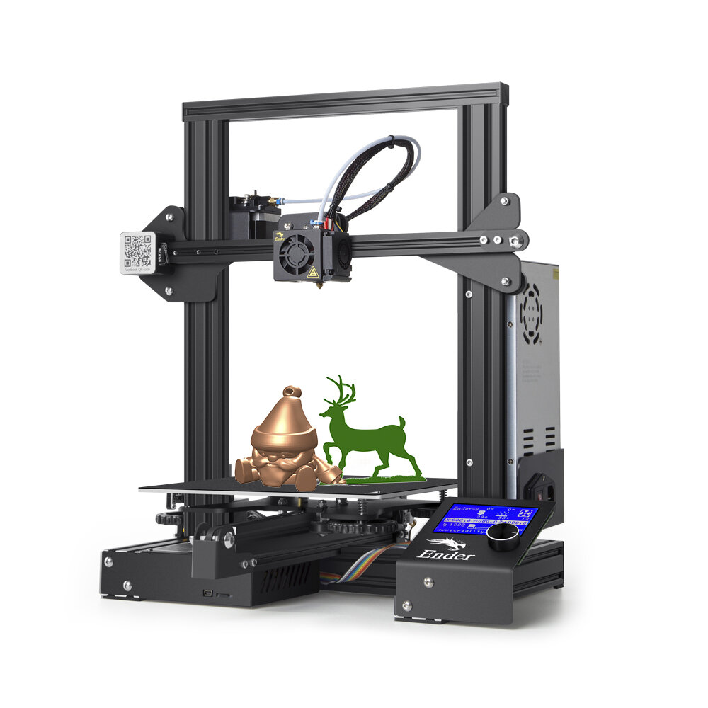 Creality 3D® Ender-3 3D-Drucker 220 x 220 x 250 mm Druckgröße mit Power-Resume-Funktion