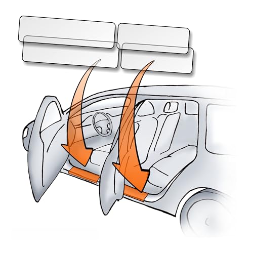 Einstiegsleisten Türeinstiege passend für VW up/up! 5türig (Typ AA ab BJ 2011, 5trg) - TRANSPARENT