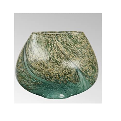 Lambert - Vase, Blumenvase - Tizian - Glas - groß - Farbe: Ocean Multicolor - (ØxH) 35 x 28,5 cm