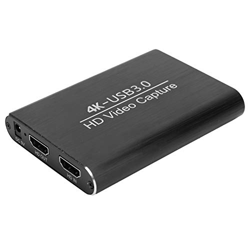 Shipenophy 1080P Plug-and-Play-HDMI-Erfassungskarte Tragbare Videoaufzeichnungskarte HD-Erfassungskarte 60 Hz für OBS-Rekorder für Computer-Laptops