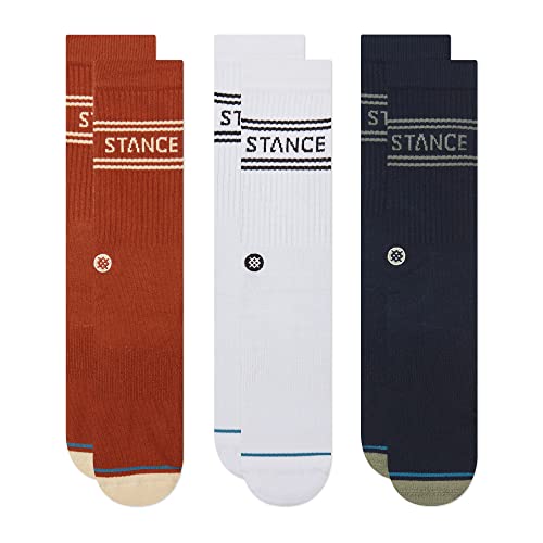 Stance Basic Crew Socken [3er-Pack], Indigo/Mandala-Traum, Medium