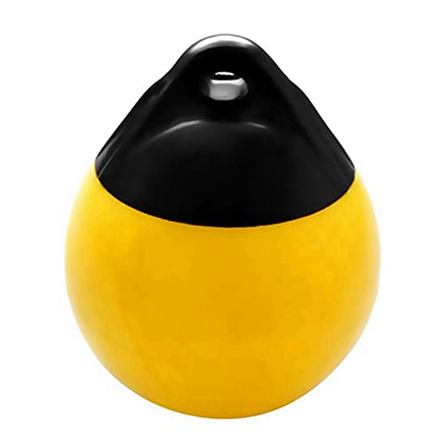 Strapazierfähiger PVC-Bootball, runder Anker, Boje Dock, Stoßstangenball, aufblasbarer Schutz, Festmacher-Boje, Gelb