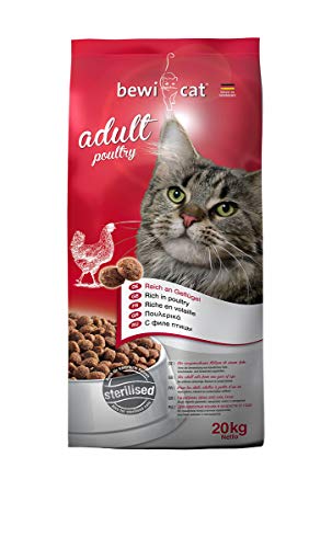 bewi cat Adult Poultry [20 kg] Katzenfutter | Für ausgewachsene Katzen ab dem 1. Jahr | reich an Geflügel | für kastrierte Katzen geeignet