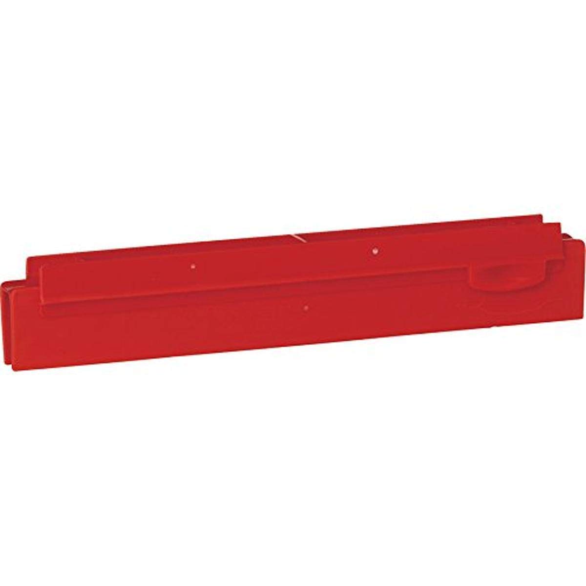 Vikan 77314 Rubber Double Hygienic Squeegee Blade, 10", Red
