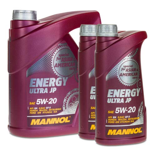 MANNOL 4 + 2 (6 Liter) Energy Ultra 5W-20 WSS-M2C MOTORÖL