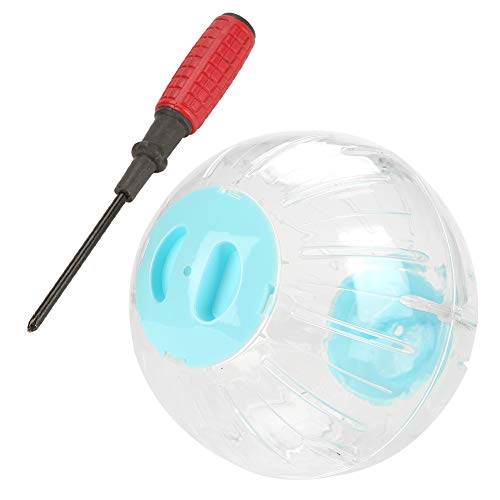 Hoseten Plastik-Rennmaus-Übungsball, Hamster-Übungsball, langlebig für das Spielen von Heimtierbedarf für kleines Haustierspielzeug(Blue)