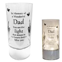 Memorial Light Up Tube Light - Dad 7148