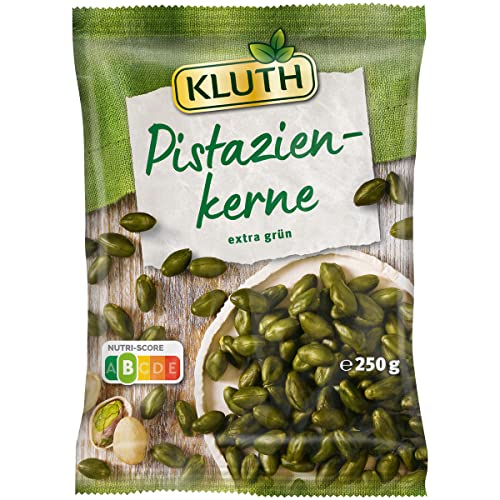 Kluth Pistazienkerne extra grün geschält Premium Snack 250g