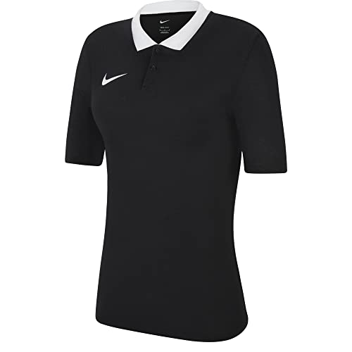Nike, Park20, Polo Hemd, Schwarz/Weiß/Weiß, M, Frau