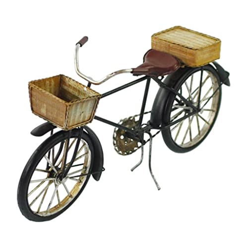 Milageto Fahrradmodell Wohnkultur Fahrrad Eisen Kinder Geschenk Mini Sammlung Simulation Klassisches Fahrrad Spielzeug Dekor