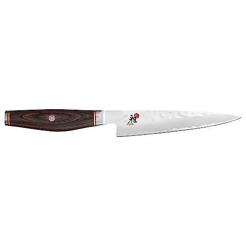Miyabi 234072-131-0 Shotoh Messer, Stahl, 130 mm, silber / braun, 30,5 x 7,7 x 2,6 cm