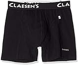 Claesen's Herren 2-Pack Boxer Boxershorts, Schwarz (Black 005_Schwarz), Small (Herstellergröße: S)