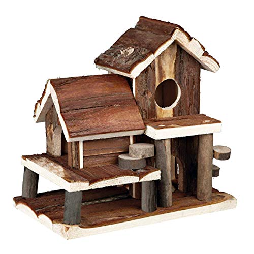 Pet Ting Natural Living Vogelhaus für Hamster, Maus, aus Holz