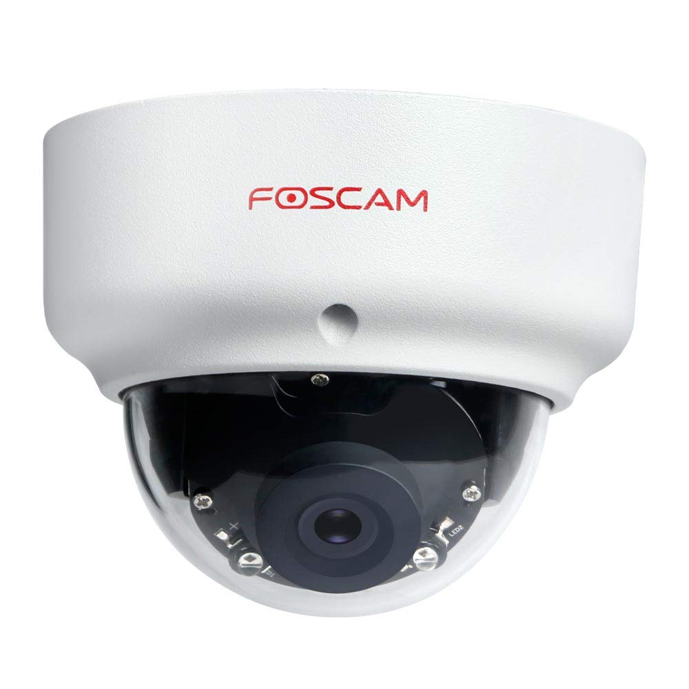 Foscam D2EP Full HD Full HD 2MP PoE P2P WDR 2.0 wettergeschützte IP-Kamera/Überwachungskamera mit IR Nachtsicht bis 20 m, Bewegungserkennung