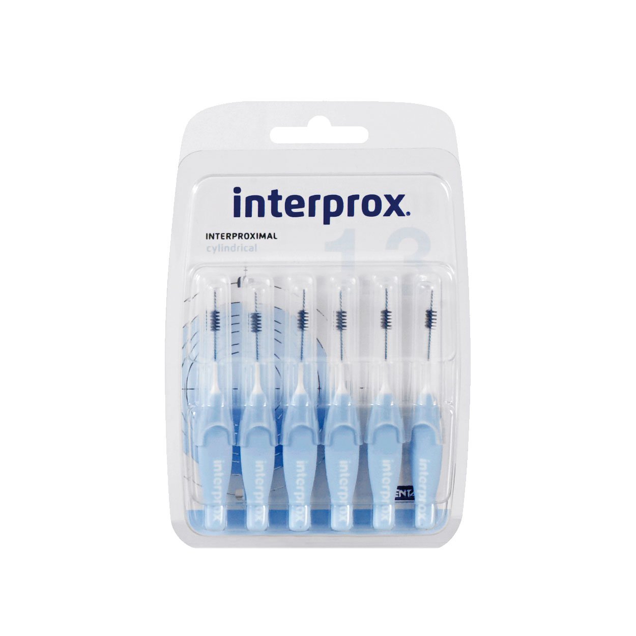 Interprox Interdentalbürsten hellblau zylindrisch 6 Stück, 6er Pack (6x 6 Stück)