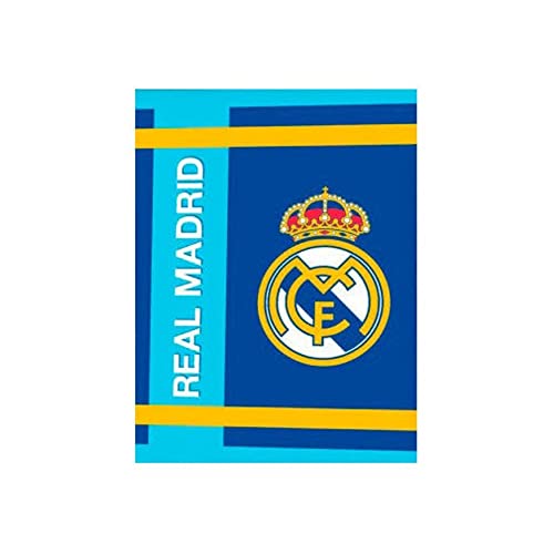 Real Madrid Premium Decke aus Coralina, 250 g (100-296), Mehrfarbig, 130 x 160 cm