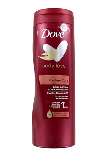 Dove Body Lotion/Pflegende Body Care - Pro Age - für reife Haut - 6er Pack (6 x 400ml)