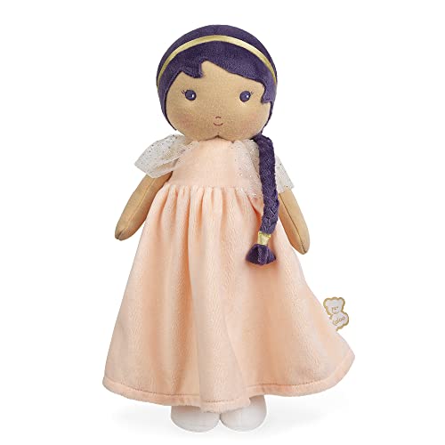 KALOO Tendresse-Meine 1. Puppe aus Stoff Prinzessin Iris K, 32 cm-ab der Geburt, K970011, Pfirsich