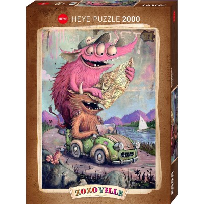 Heye Road Trippin' 2000 Teile Puzzle Heye-29938 2