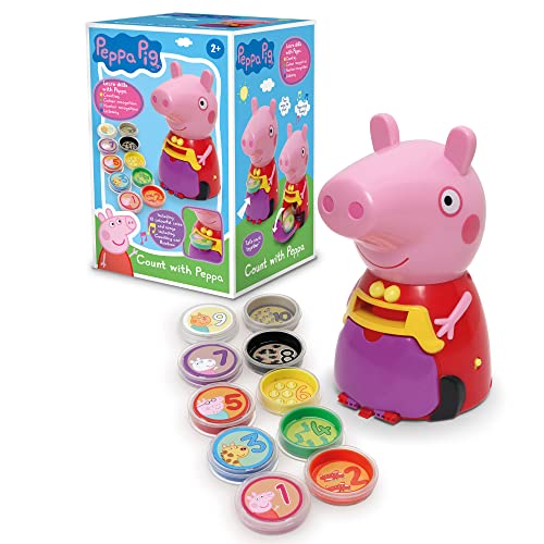Peppa Pig PP11 Peppa Spielzeug für Kinder - Interaktives Lernen & Kinderentwicklung, Farben & Zahlenerkennung, Zählen und Hören - Enthält 10 lustige Münzen, 3+ Jahre, Single, Multi