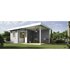 WEKA Gartenhaus-Set »Designhaus 213«, BxT: 586 x 278 cm (Aufstellmaße), Flachdach - grau