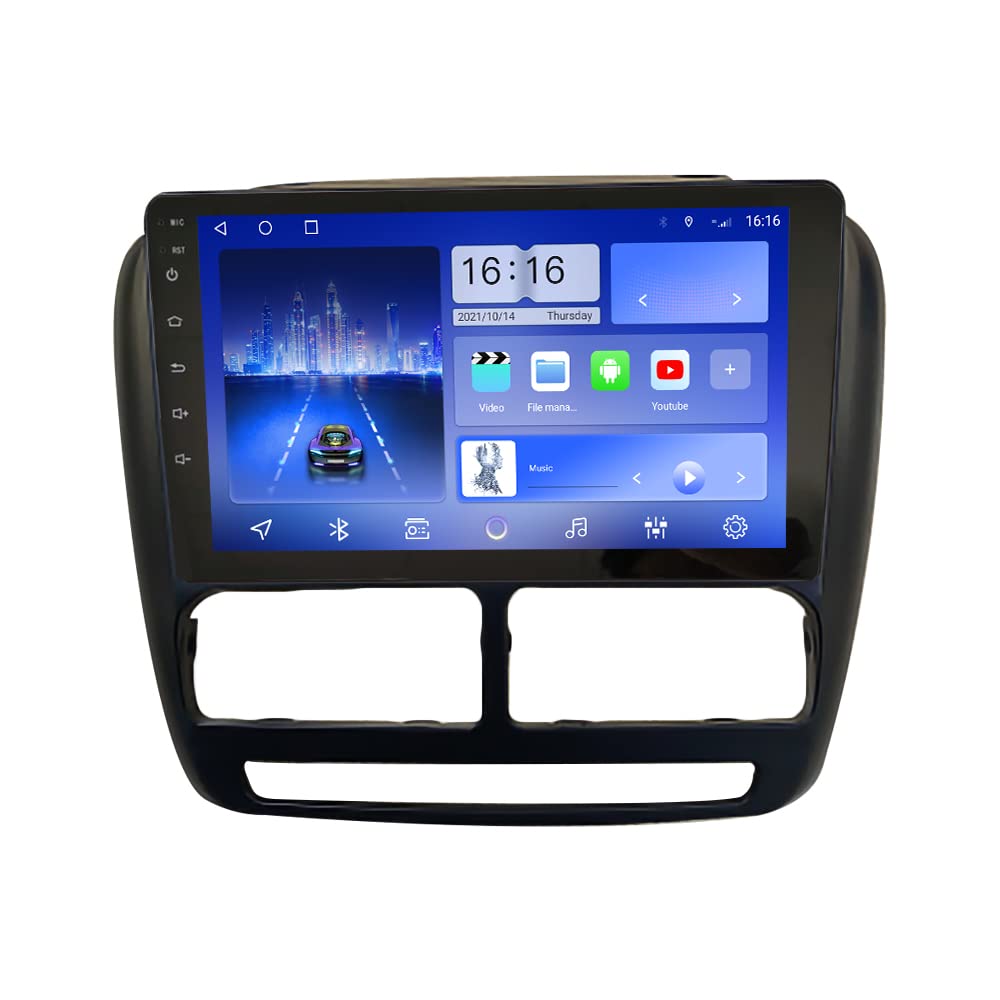 ZERTRAN Android 10 Autoradio Autonavigation Stereo Multimedia Player GPS Radio 2.5D Touchscreen fürFIAT DOBLO (263) 2010-2015/OPEL Combo Tour (D) 2011-2018