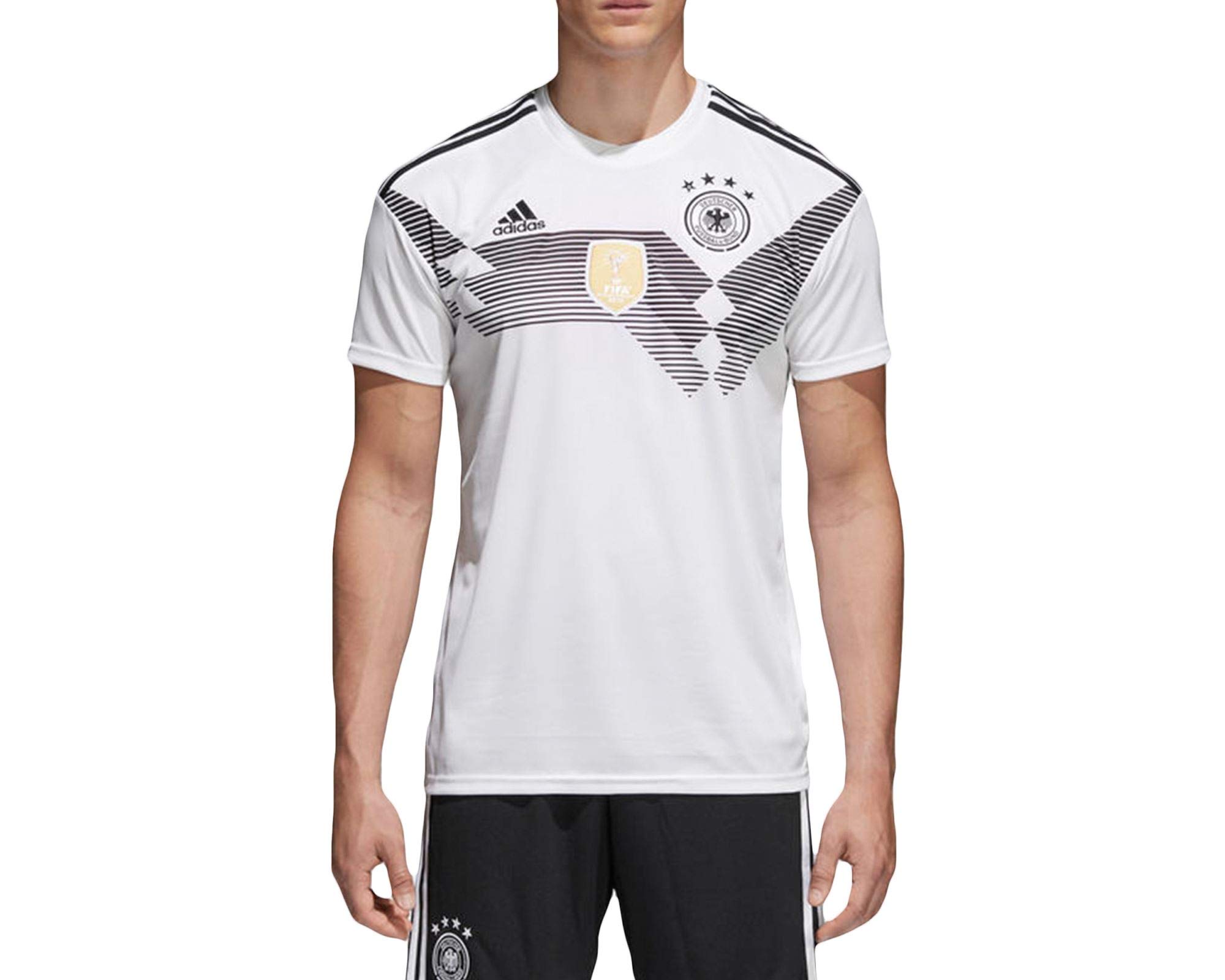 Adidas DFB Trikot Home WM 2018 Herren, Weiß (white/black), M