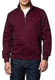 Merc of London Herren Blouson Jacke HARRINGTON,Jacket, Rot (Weinrot), Small (Herstellergröße: S)