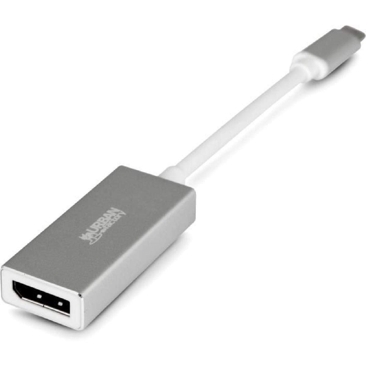 Urban Factory Adaptateur USB-C vers DisplayPort 15 cm (Grau)