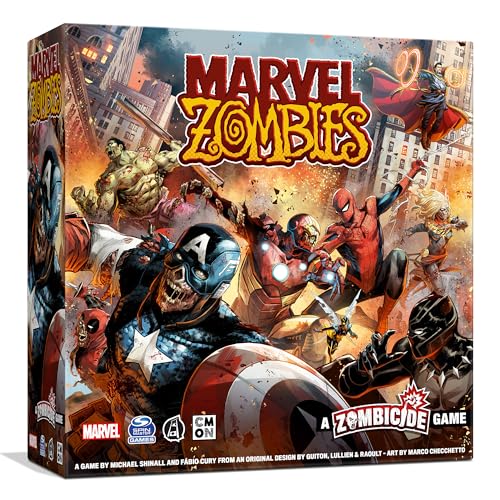 CMON Marvel Zombies A Zombicide Game (Core Box) | Strategie-Brettspiel | Kooperatives Spiel für Jugendliche und Erwachsene | Zombie-Brettspiel | ab 14 Jahren | 1-6 Spieler | Durchschnittliche Spielzeit 90 Minuten | Hergestellt