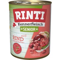 Sparpaket RINTI Kennerfleisch 12 x 800 g - Senior: Rind