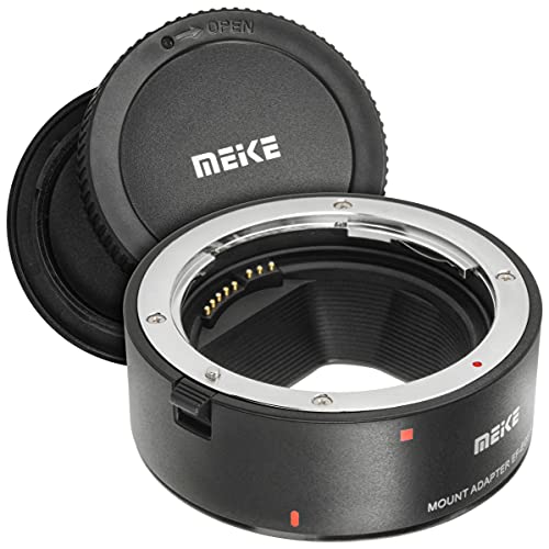 Meike Objektivadapter, Adapterring | Kompatibel mit Canon EOS R, Bajonettadapter für EF/EF-S Objektive auf EOS R Kamera | Ersatz für Canon EF-EOS R - MK-EFTR-A