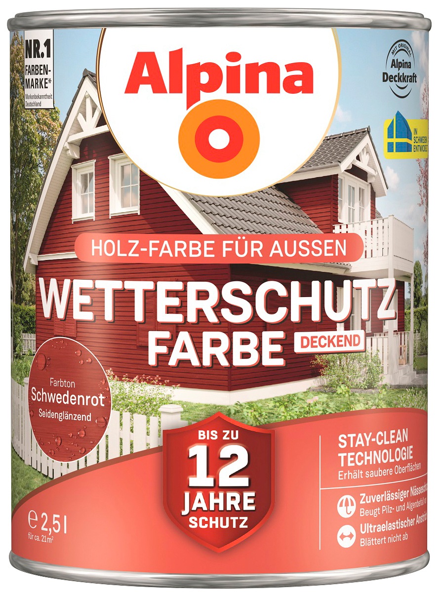 Alpina Wetterschutzfarbe "Wetterschutzfarbe"