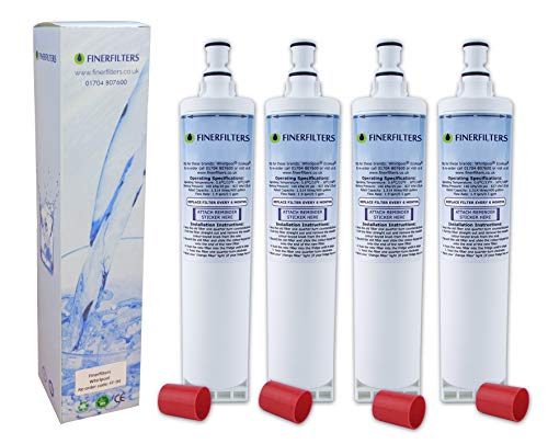 Finerfilters kompatible Kühlschrank-Wasserfilter-Kartuschen für Whirlpool-Kühlschrank, ersetzt SBS002, S20BRS, 4396508, 481281729632