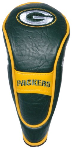 Team Golf NFL Green Bay Packers Hybrid Golf Club Headcover, Hook-and-Loop Closure, Velour Lined for Extra Club Protection