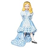 Enesco Disney Showcase Couture de Force Alice im Wunderland blaues Kleid Figur, 18 cm, Mehrfarbig