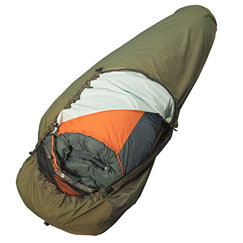 AVEN wasserdichter und robuster BIWAK Bag Full Zip Biwaksack für Schlafsack Biwack Sack Schlafsackhülle 220cm mit abnehmbaren Moskitonetz Moskitoschutz Nur 690g bis 220cm Schlafsack Länge geeignet