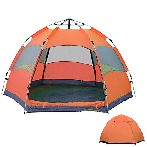 Leichtes, wasserdichtes UV-Zelt für den Außenbereich für 5–8 Personen, tragbares Pop-Up-Strandzelt mit UV-Schutz, schneller Aufbau für Wandern, Camping, Outdoor, sofortiger 4-Jahreszeiten-Sonnen