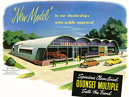 Wee Blue Coo Werbung 1948 Autohändler Chevrolet Oldsmobile Kunstdruck auf Leinwand