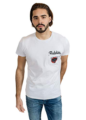 Redskins Herren Unit PIMS T-Shirt, weiß, L