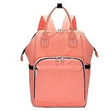 bigforest Large Capacity Mummy Backpack Travel Bag multifunction 4pcs/set Baby Diaper Nappy Changing Handbag Orange