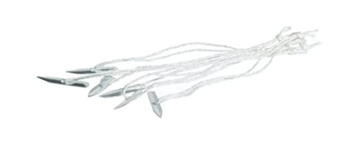 HERMA 6800 Fäden und Splinte (Fadenlänge ca. 8 cm) für Hängeetiketten, Warenanhänger, Anhängeschilder, Preisetiketten, 1.000 Doppelfäden mit Metallsplint geknotet, weiß / silber