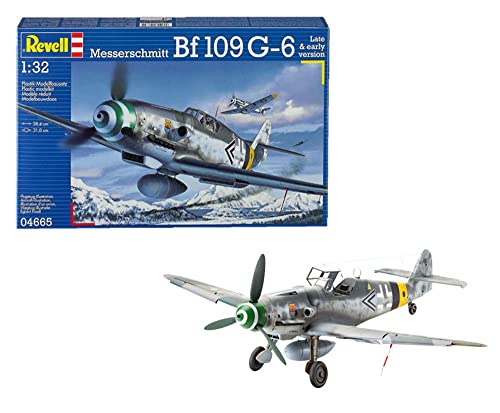 Revell Modellbausatz "Messerschmitt Bf109 G-6" Maßstab 1:32 (182tlg)