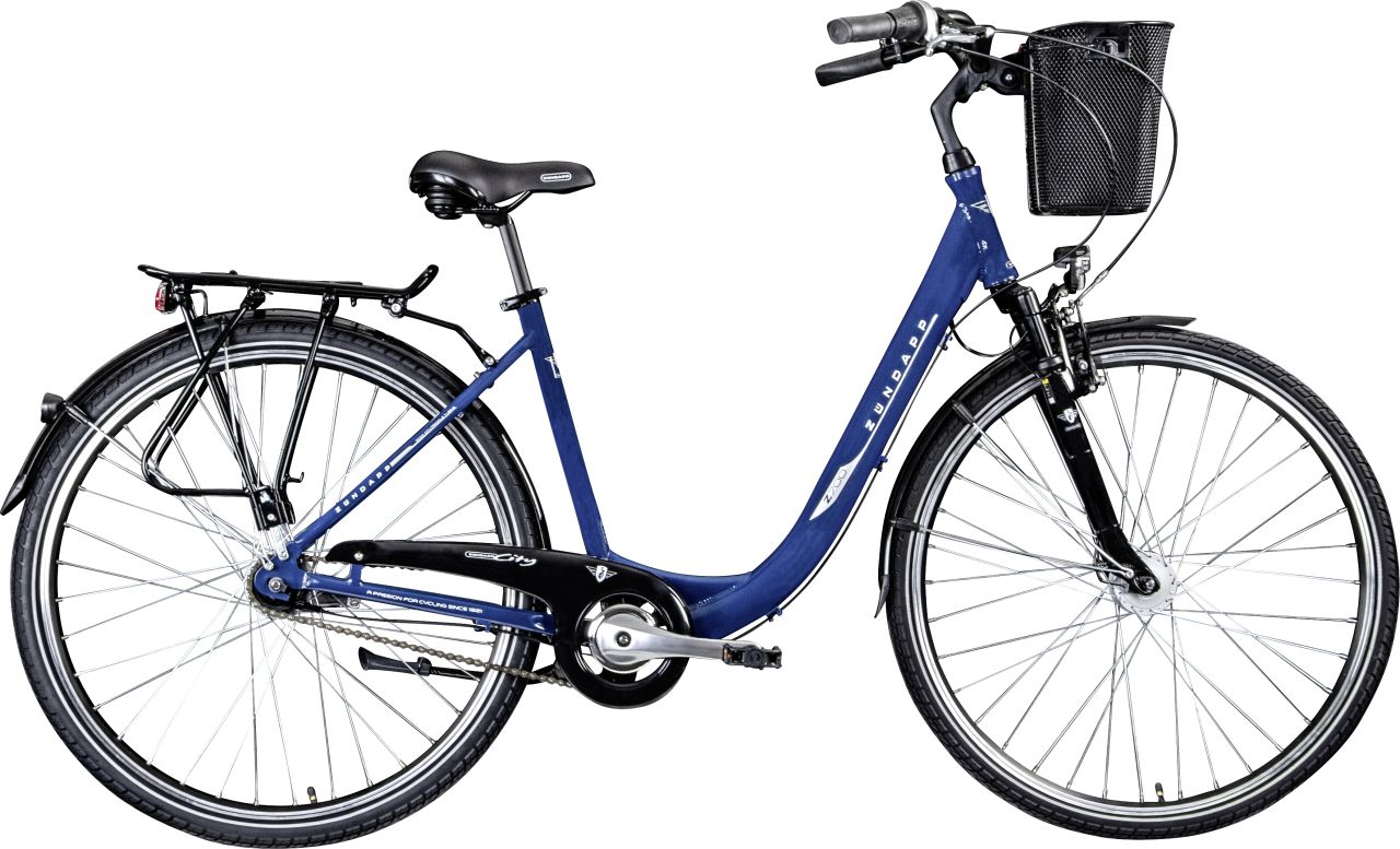 Zündapp Cityrad Z700 700c Damen 28 Zoll blau RH 46cm 7-Gang