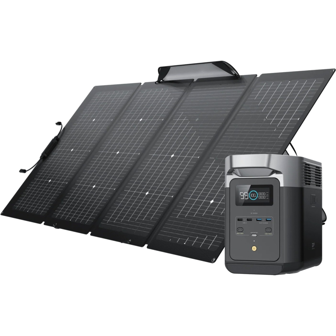 Starterset Solarpanel 220W + Powerstation Delta 2 A1.000W